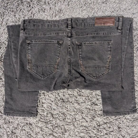 Allsaints Dark Grey Tex Ashby Skinny Jeans Grunge Gray All Saints Indie Moto 29 - Picture 4 of 12